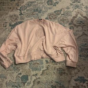 Nike Women's Light Pink Crewneck Sweatshirt